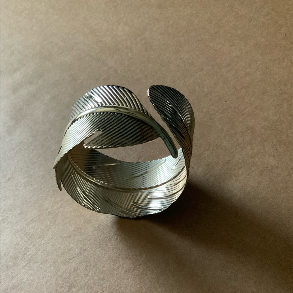 Gold leaf bracelet